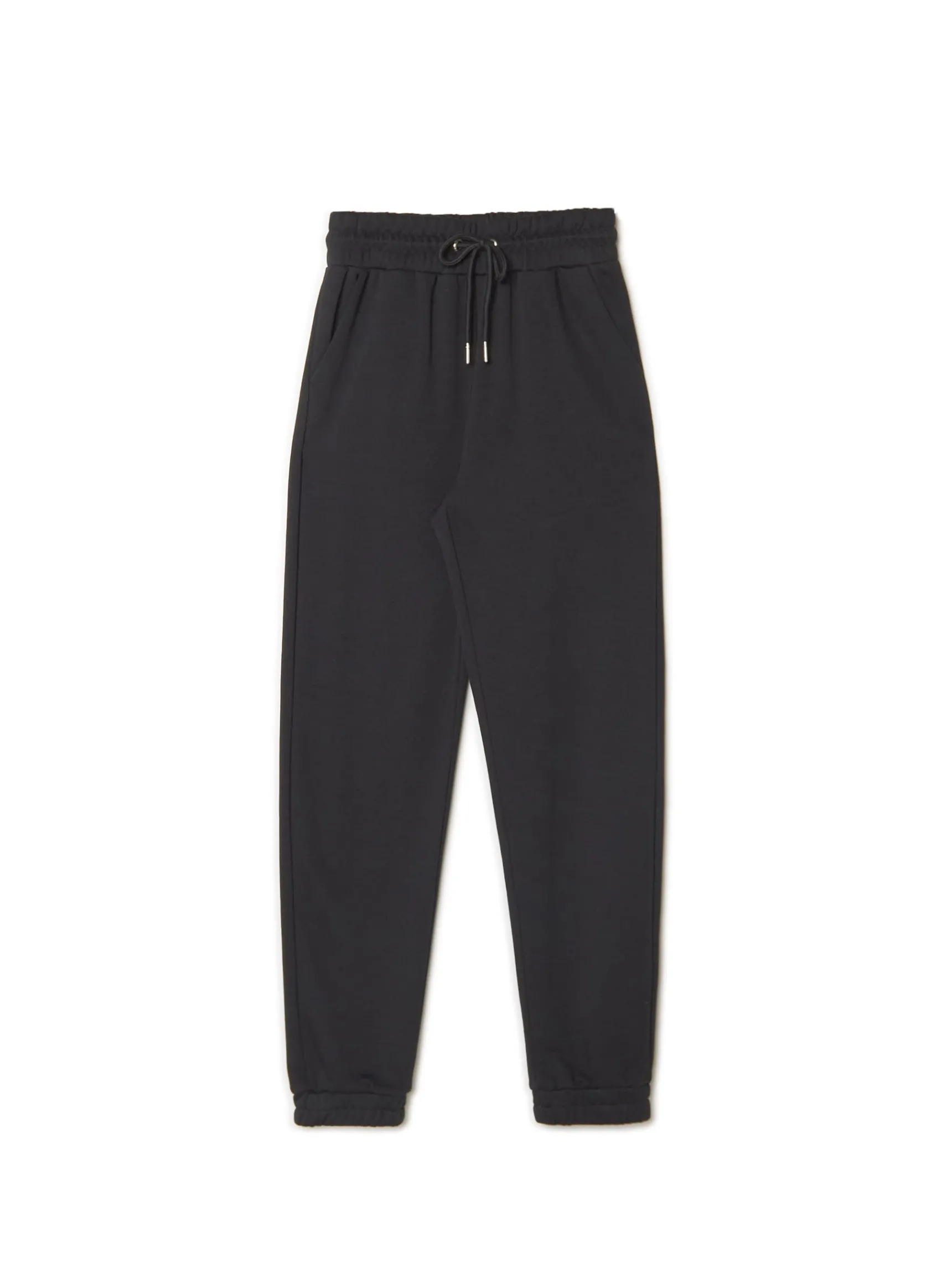 Hot Cropp Czarne dresowe joggery czarny