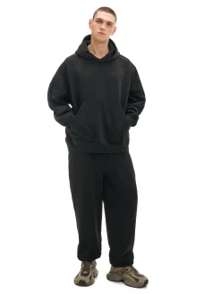 Outlet Cropp Czarne dresowe joggery comfort czarny