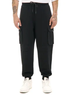 Online Cropp Czarne dresowe joggery z kieszeniami czarny