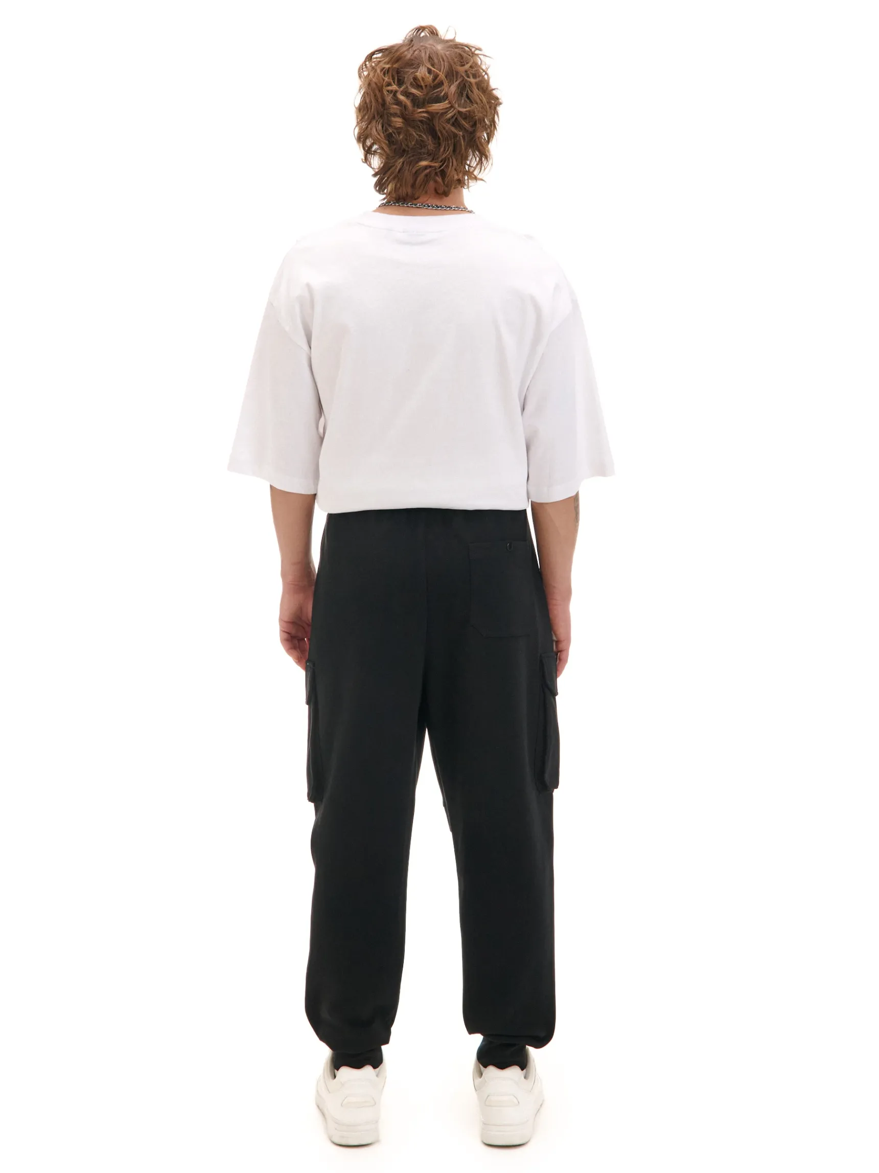 Online Cropp Czarne dresowe joggery z kieszeniami czarny