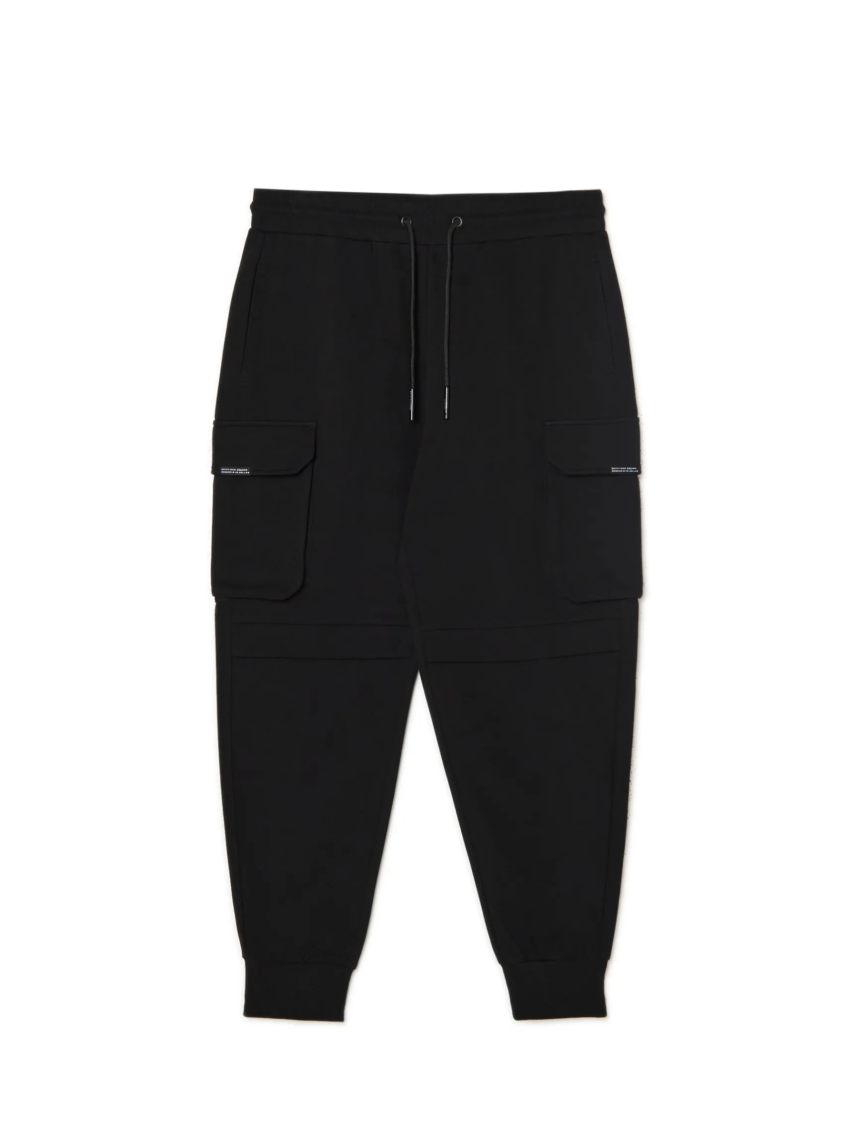 Online Cropp Czarne dresowe joggery z kieszeniami czarny