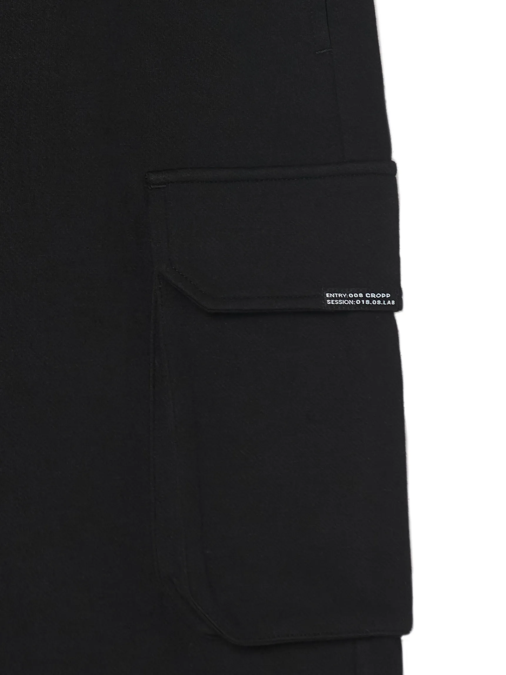 Online Cropp Czarne dresowe joggery z kieszeniami czarny
