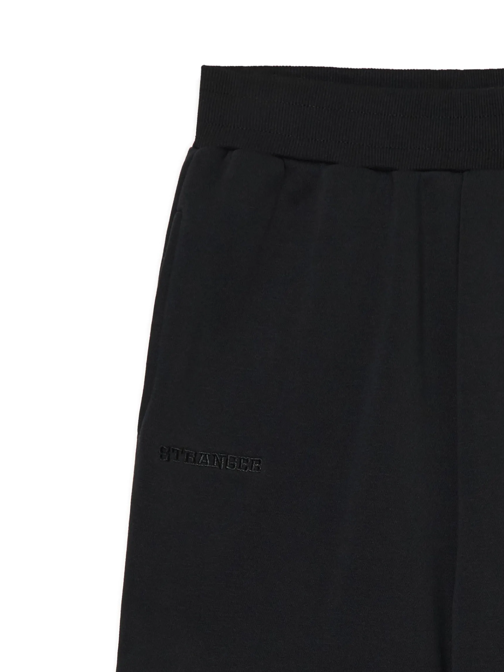 Clearance Cropp Czarne dresowe joggery z nadrukiem czarny