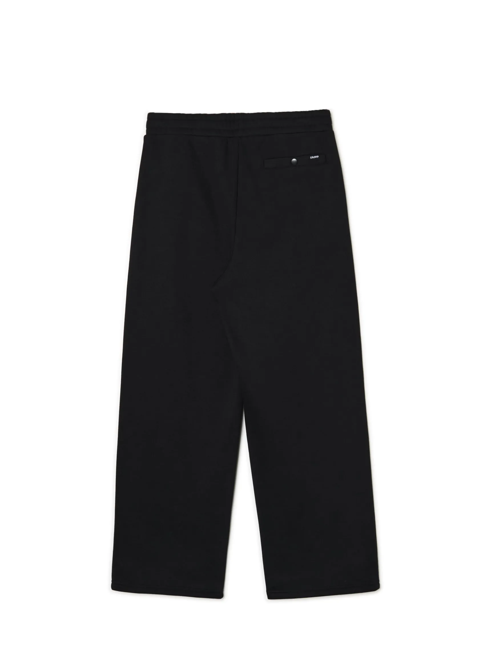 Online Cropp Czarne dresy wide leg czarny