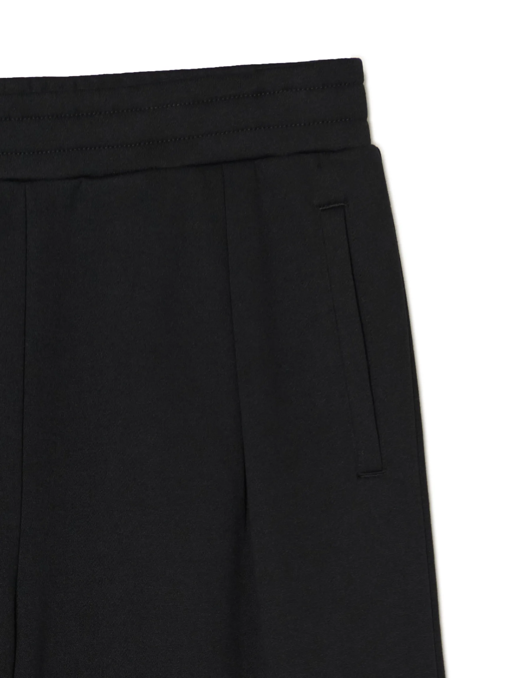 Online Cropp Czarne dresy wide leg czarny