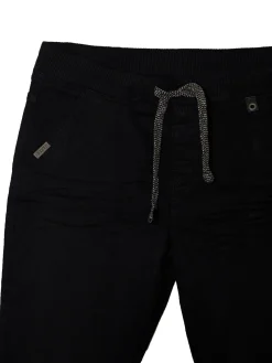 Hot Cropp Czarne jeansowe joggery czarny