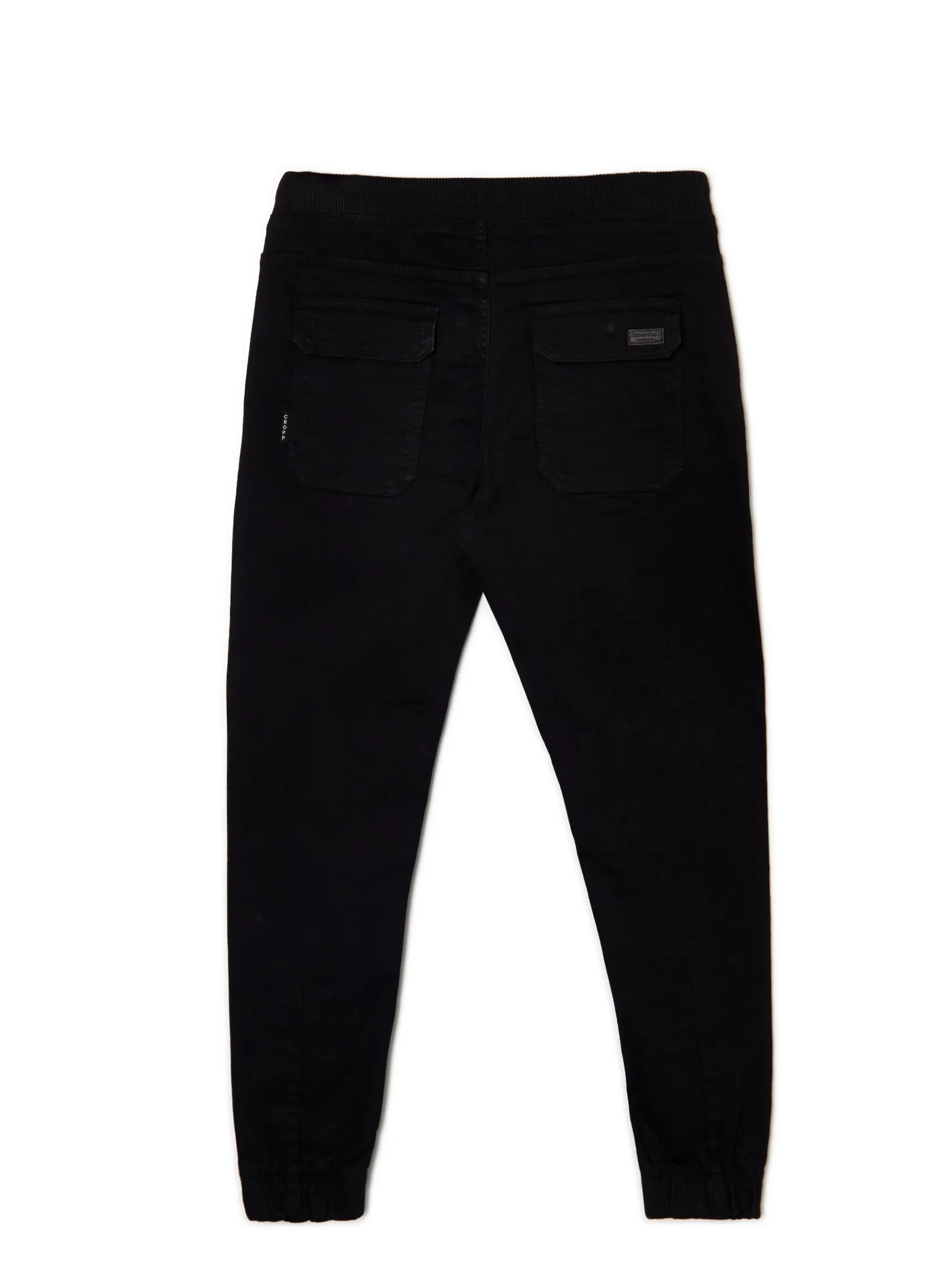 Hot Cropp Czarne jeansowe joggery czarny