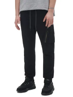 Clearance Cropp Czarne jeansowe joggery czarny