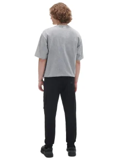 Clearance Cropp Czarne jeansowe joggery czarny