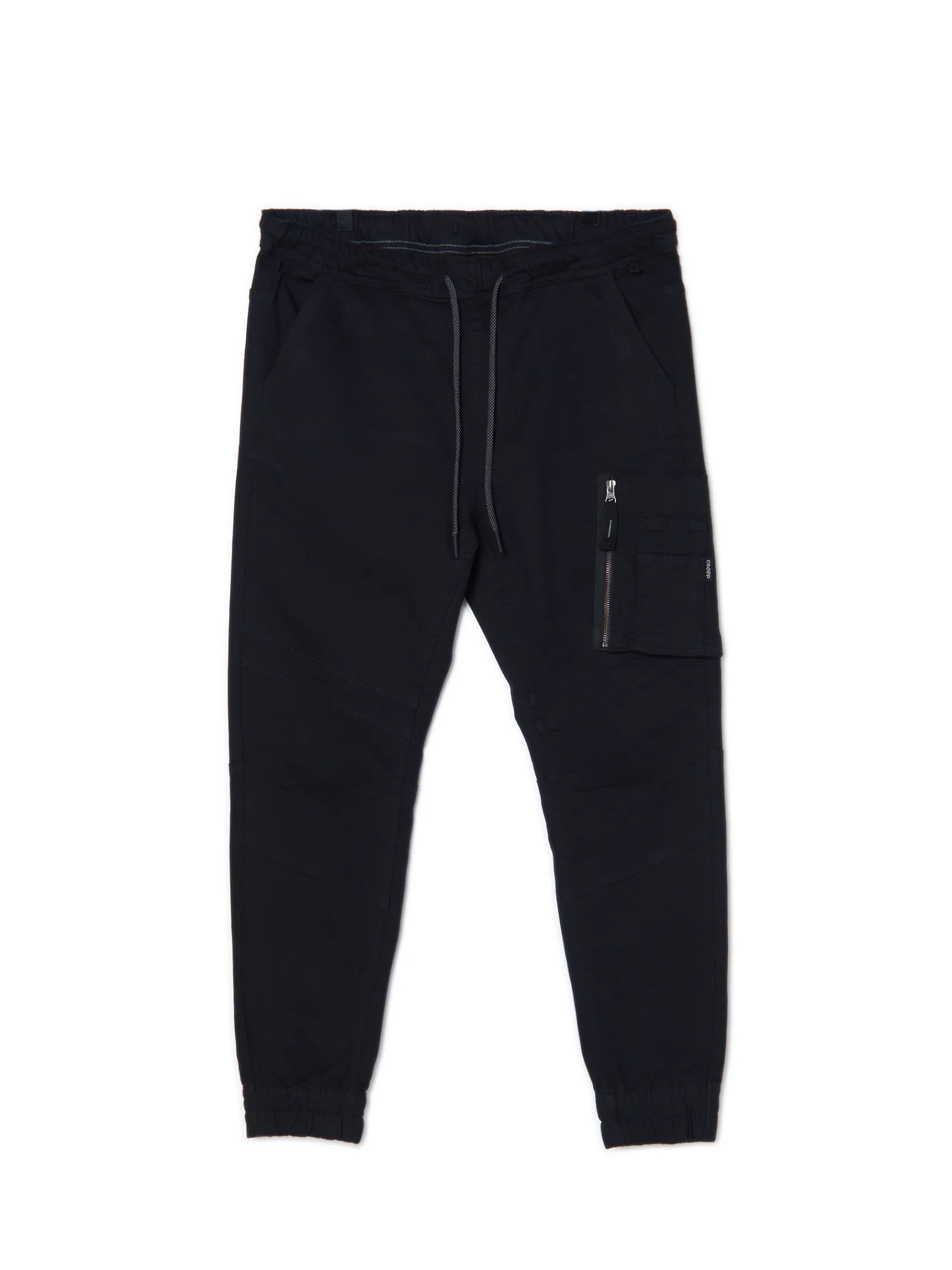 Clearance Cropp Czarne jeansowe joggery czarny