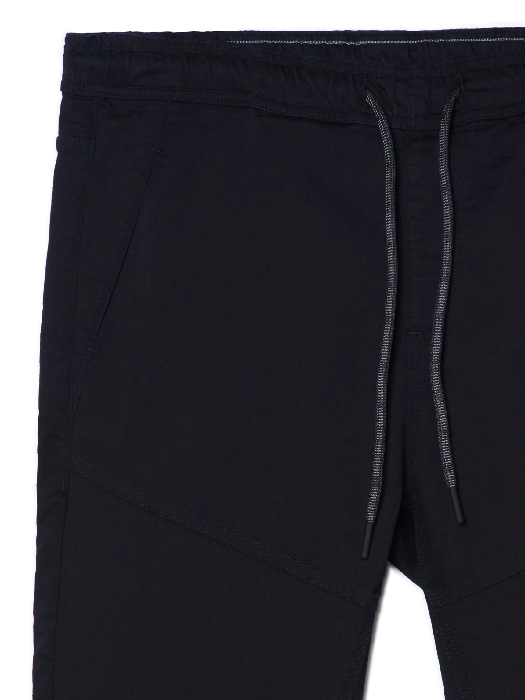 Fashion Cropp Czarne jeansowe joggery czarny