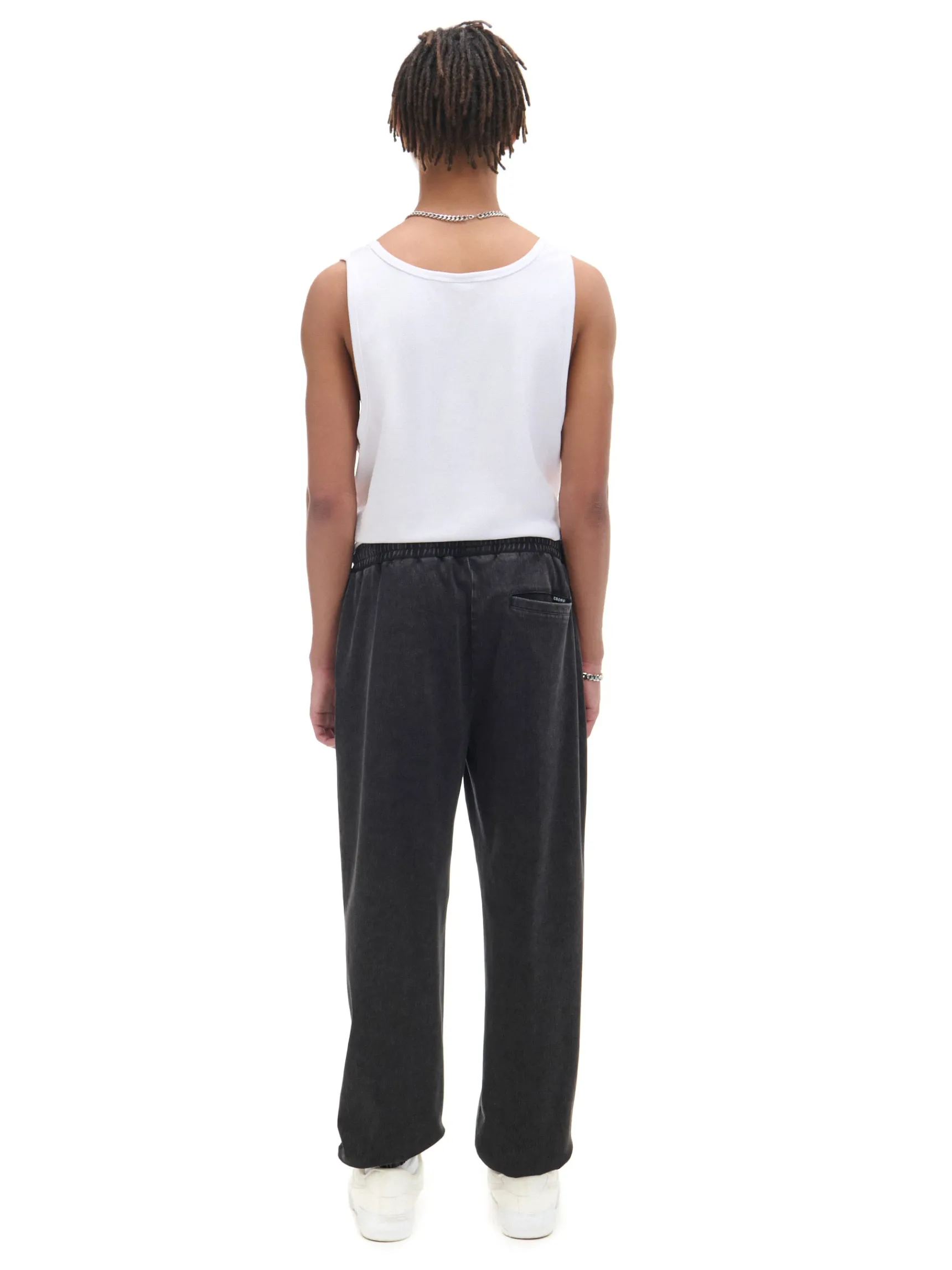 Sale Cropp Czarne jeansowe joggery czarny