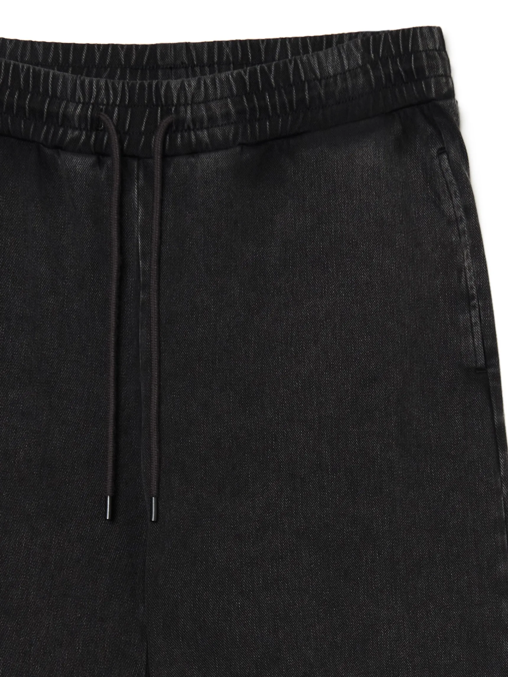 Sale Cropp Czarne jeansowe joggery czarny