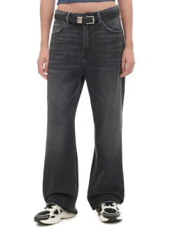 Online Cropp Czarne jeansy baggy czarny