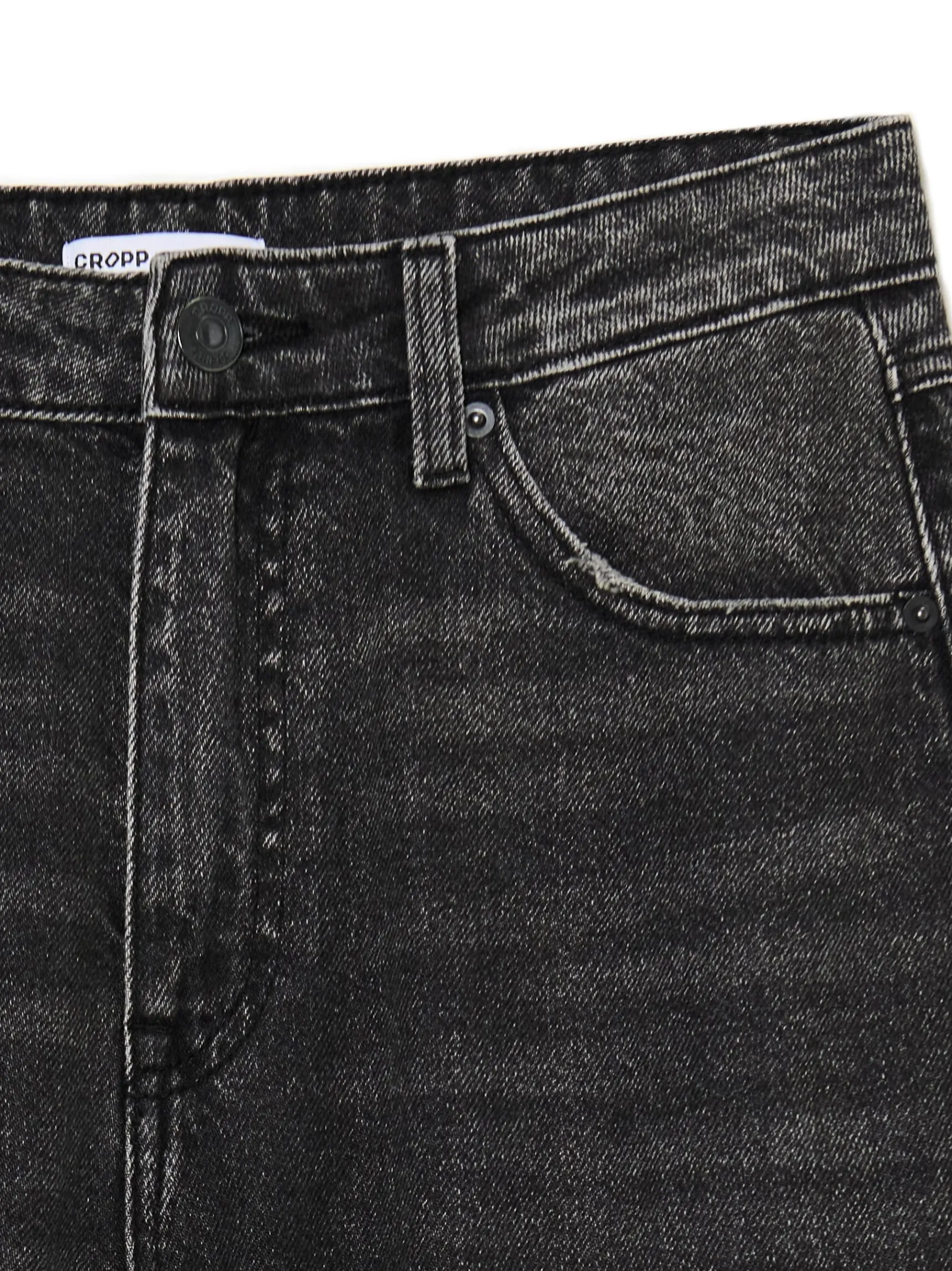 Online Cropp Czarne jeansy baggy czarny