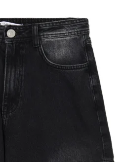 Clearance Cropp Czarne jeansy baggy czarny
