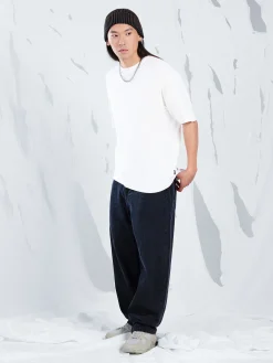 Online Cropp Czarne jeansy baggy czarny