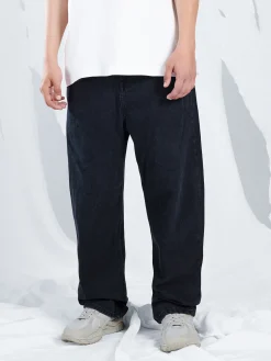 Online Cropp Czarne jeansy baggy czarny
