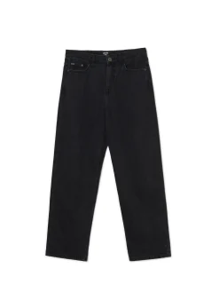 Online Cropp Czarne jeansy baggy czarny