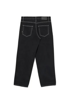 Outlet Cropp Czarne jeansy baggy czarny