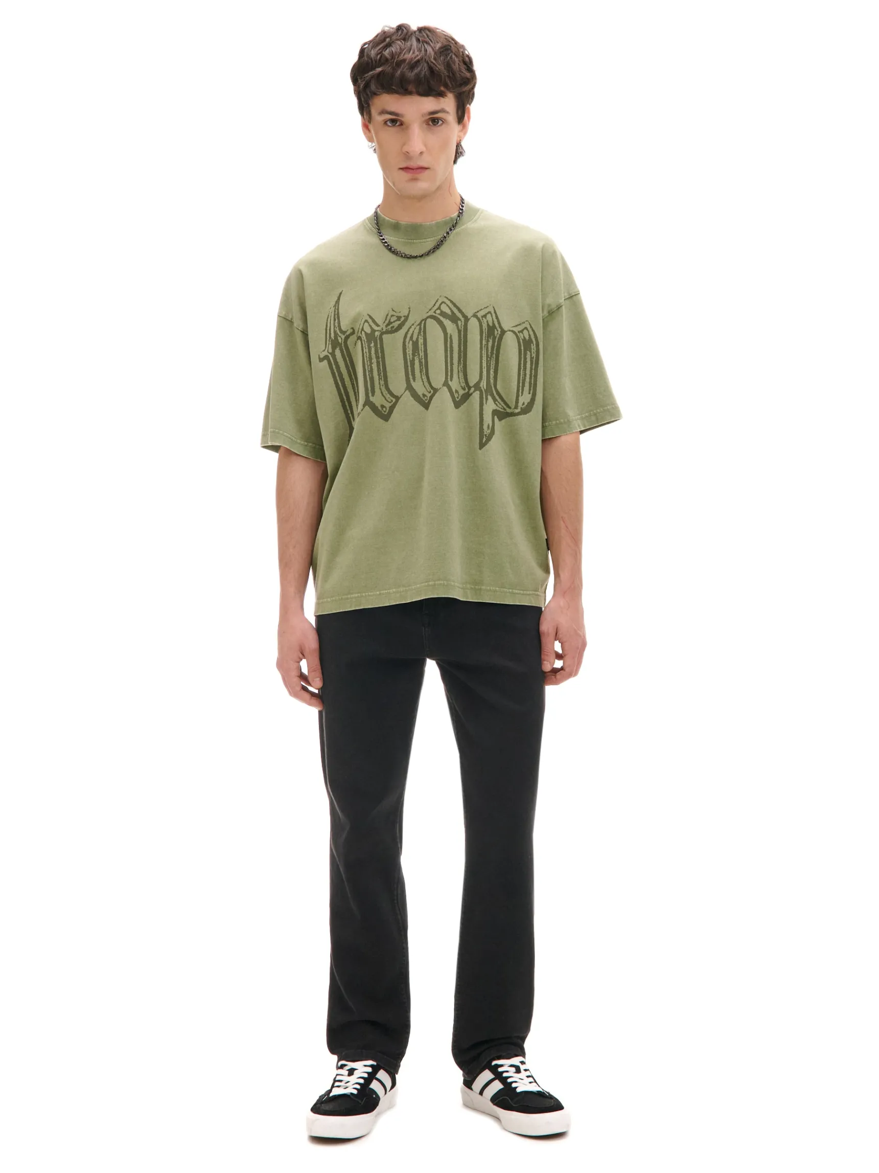 Fashion Cropp Czarne jeansy regular czarny