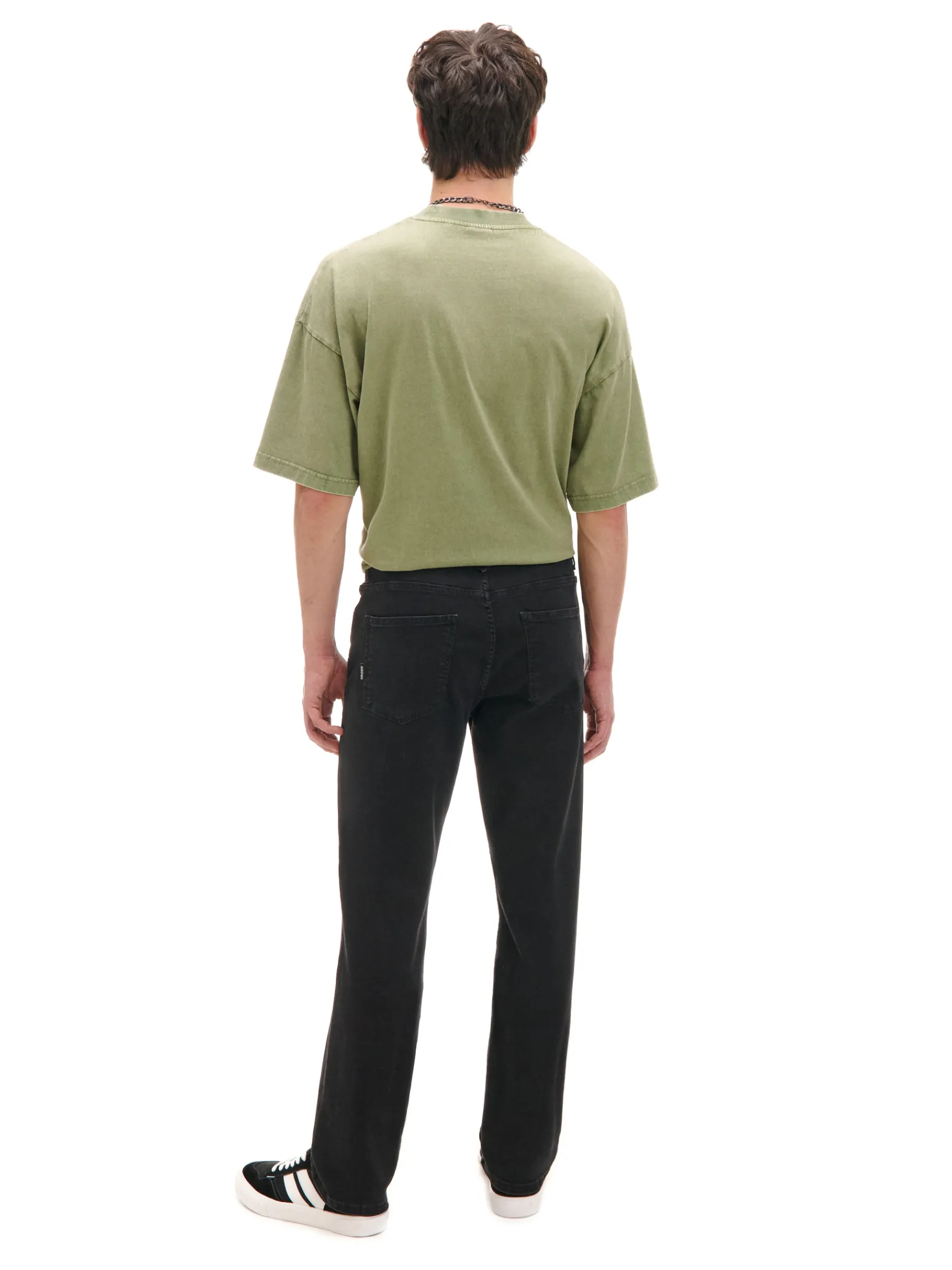Fashion Cropp Czarne jeansy regular czarny