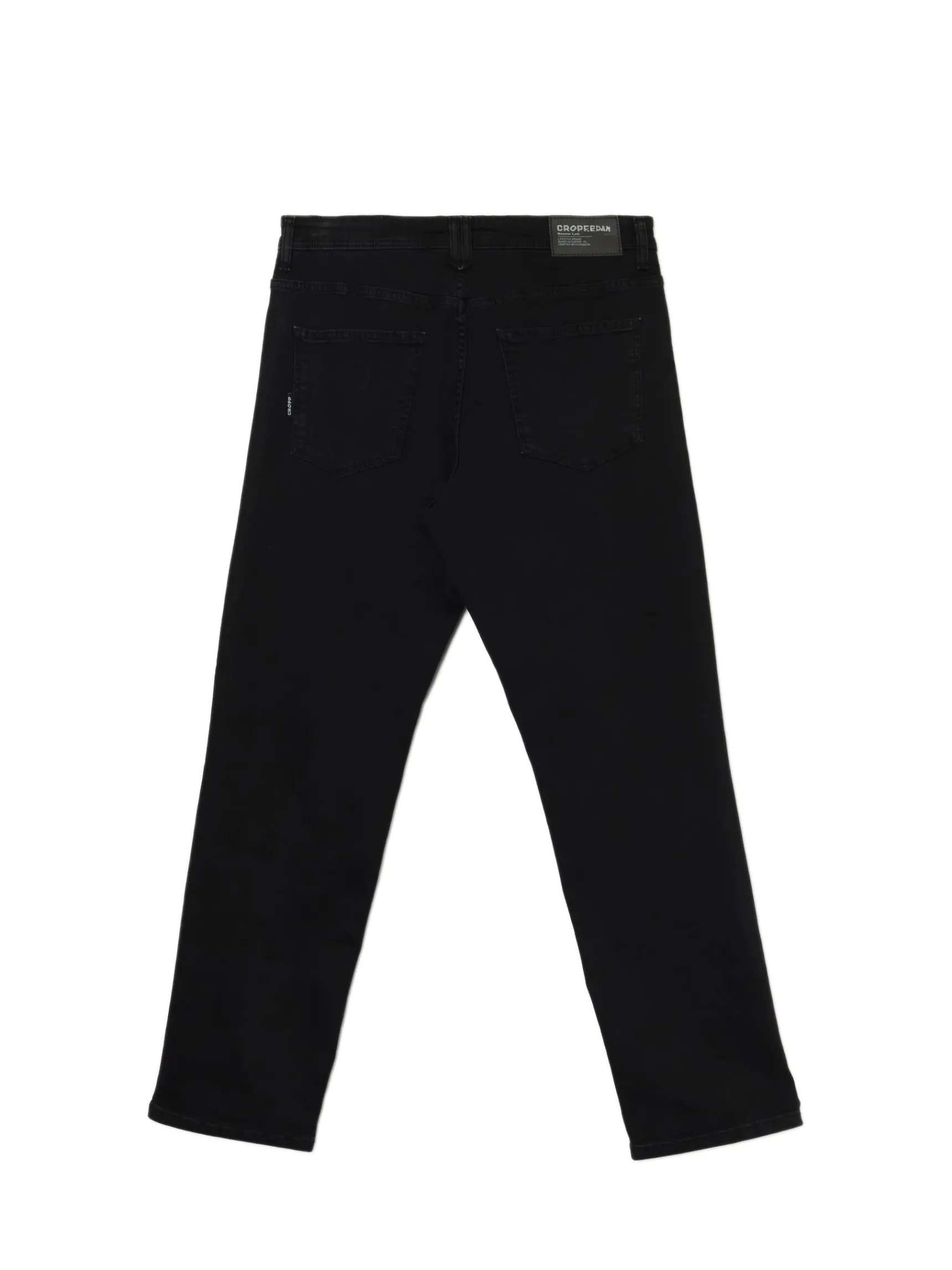 Fashion Cropp Czarne jeansy regular czarny