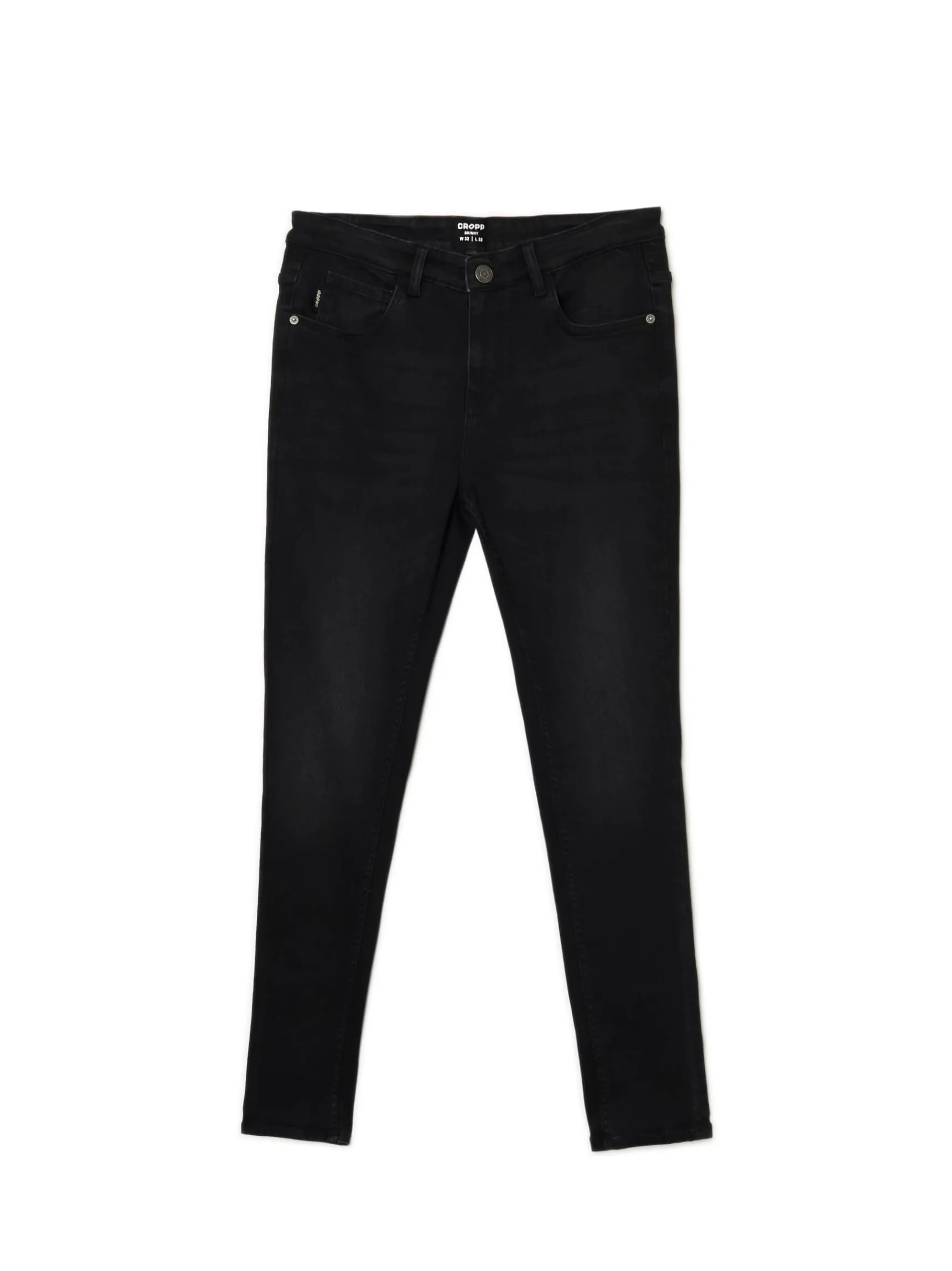 Fashion Cropp Czarne jeansy skinny czarny