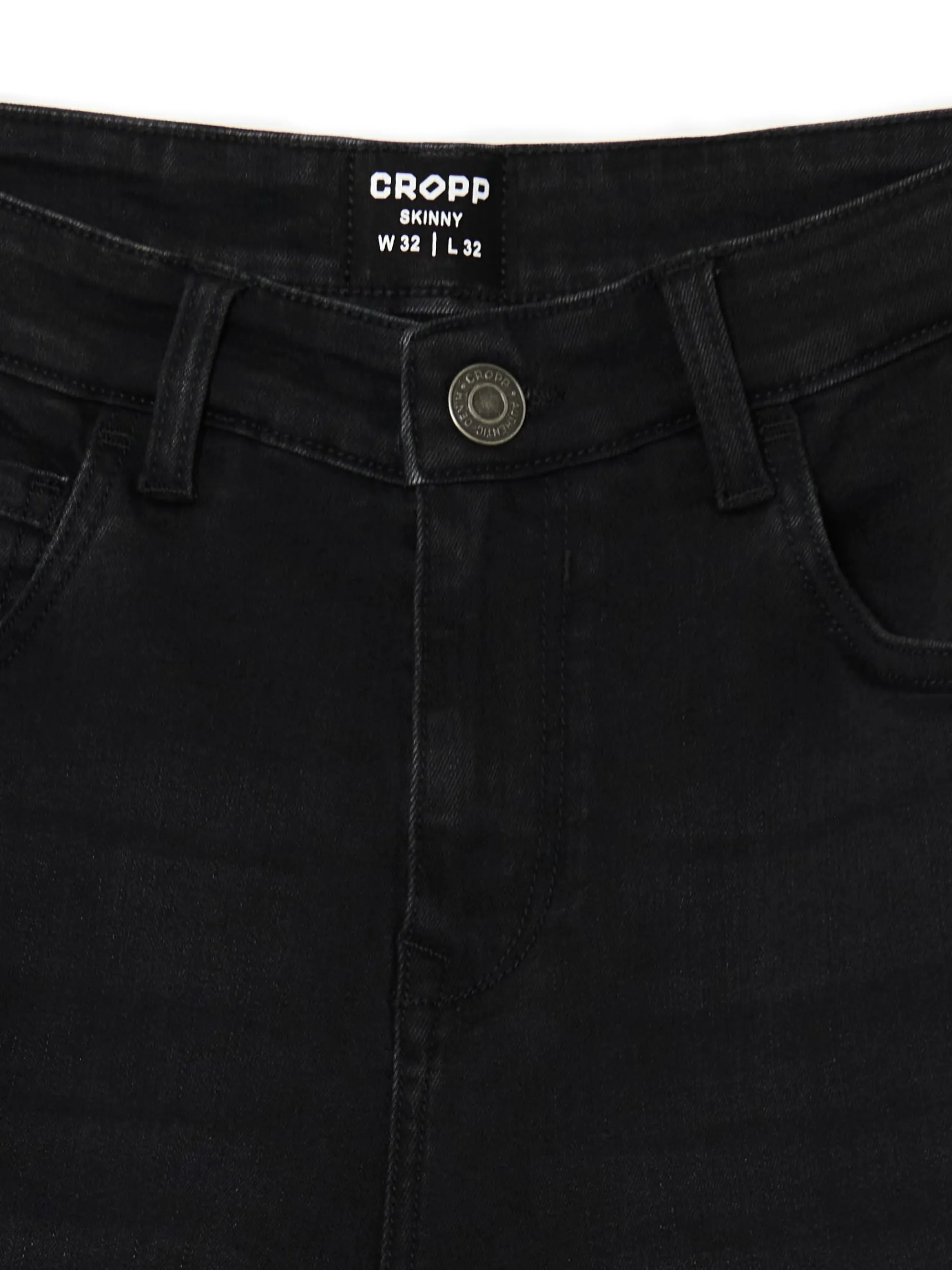Fashion Cropp Czarne jeansy skinny czarny