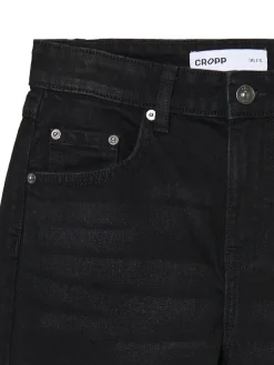 Sale Cropp Czarne jeansy skinny flare czarny