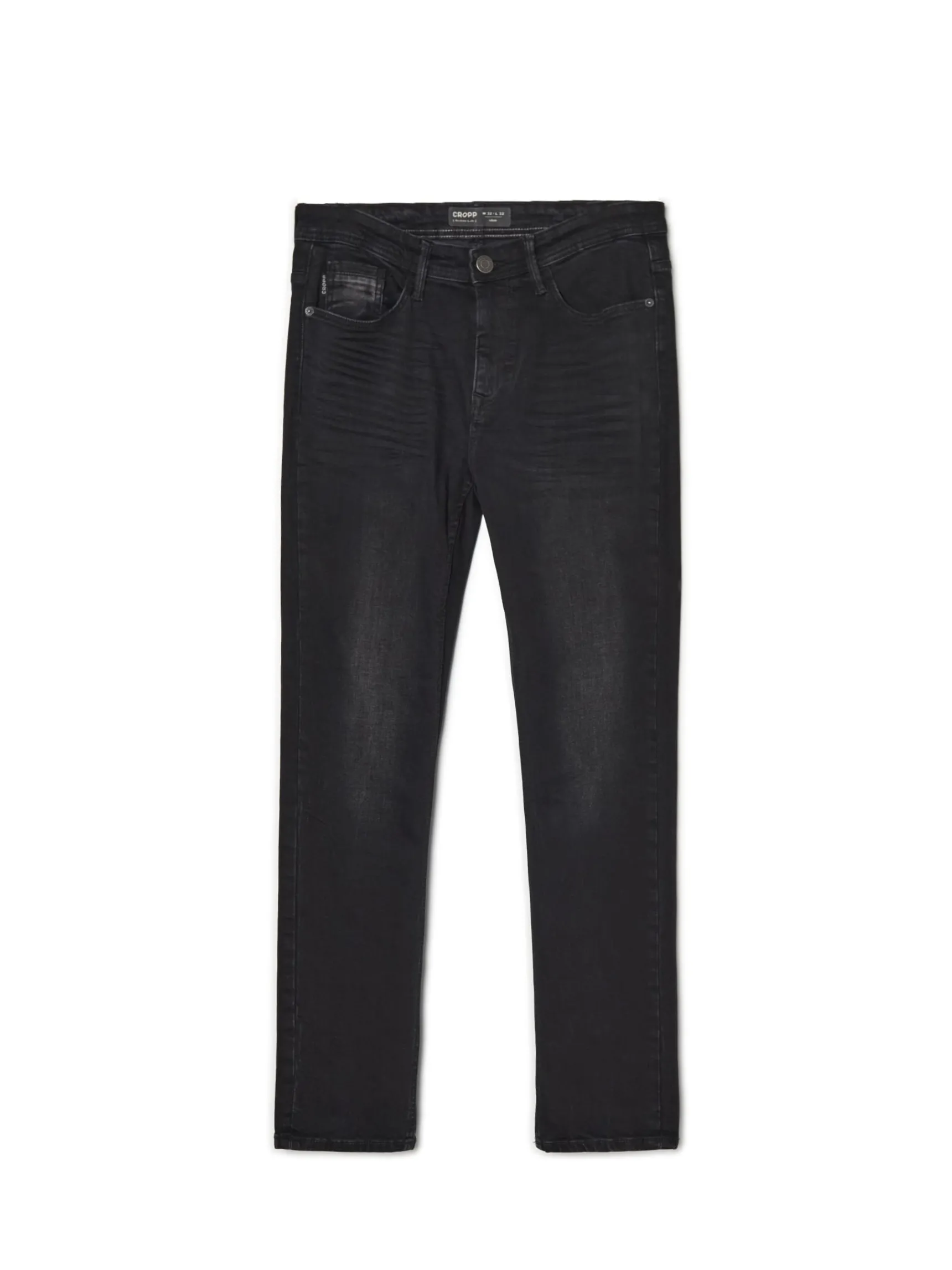 Online Cropp Czarne jeansy slim czarny
