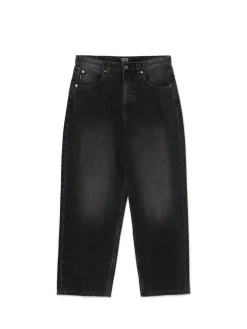 Discount Cropp Czarne jeansy super baggy czarny