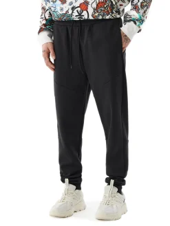 Hot Cropp Czarne joggery slim czarny