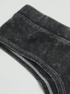 Hot Cropp Czarne majtki hipster czarny