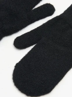 Online Cropp Czarne rękawiczki jednopalczaste czarny