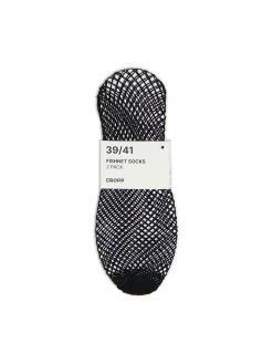 Best Cropp Czarne skarpetki kabaretki 2 pack czarny