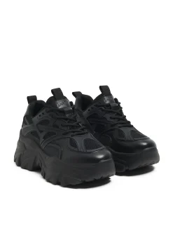 Clearance Cropp Czarne sneakersy chunky czarny