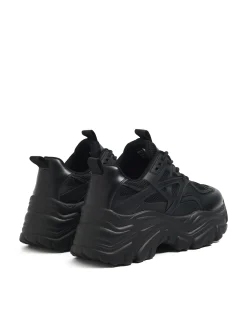 Clearance Cropp Czarne sneakersy chunky czarny