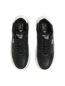 Sale Cropp Czarne sneakersy z białymi elementami czarny