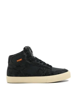 Sale Cropp Czarne sneakersy z wysoką cholewką czarny