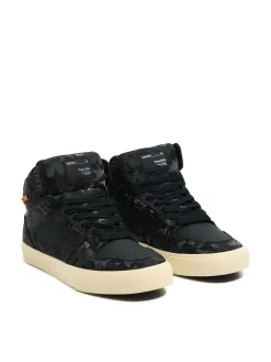 Sale Cropp Czarne sneakersy z wysoką cholewką czarny