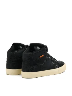 Sale Cropp Czarne sneakersy z wysoką cholewką czarny
