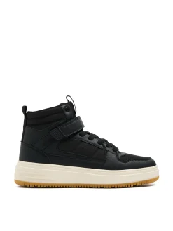 Outlet Cropp Czarne sneakersy za kostkę czarny