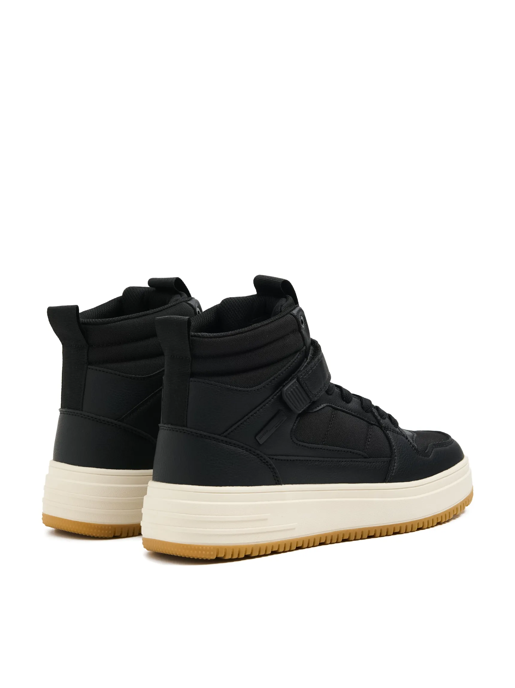 Outlet Cropp Czarne sneakersy za kostkę czarny