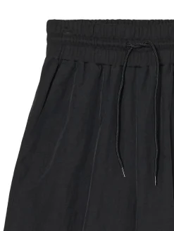Sale Cropp Czarne spodnie baggy z wysokim stanem czarny