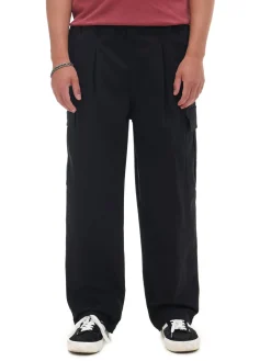 Clearance Cropp Czarne spodnie comfort czarny