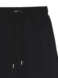 Sale Cropp Czarne spodnie dresowe czarny