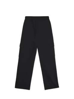 Sale Cropp Czarne spodnie dresowe czarny