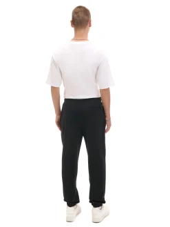 Sale Cropp Czarne spodnie dresowe joggery basic czarny