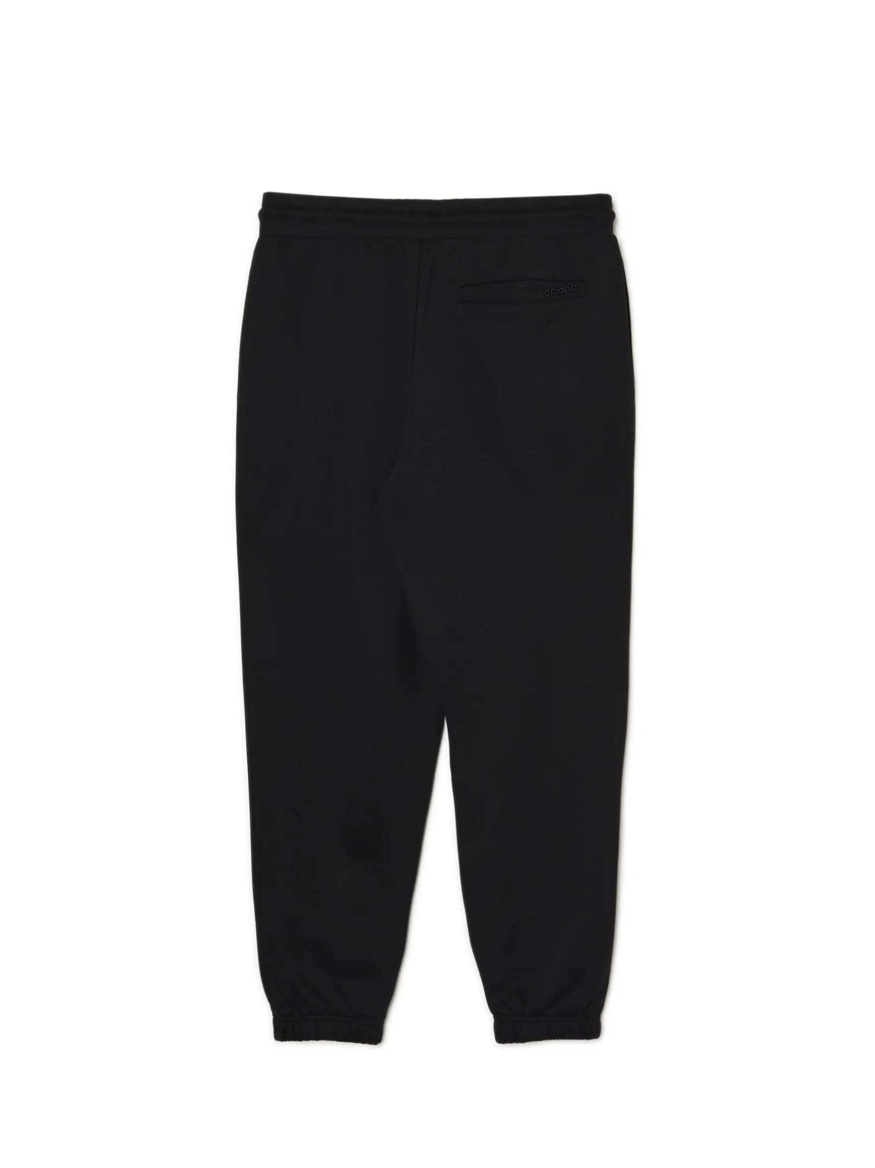 Sale Cropp Czarne spodnie dresowe joggery basic czarny